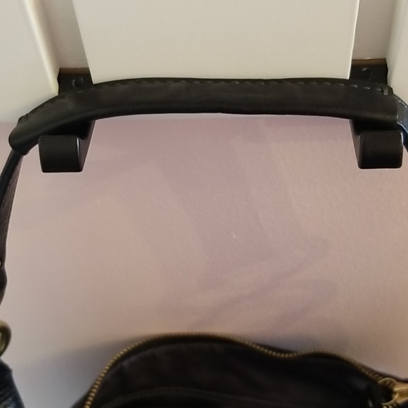 COACH black leather handbag - Picture 7 of 12